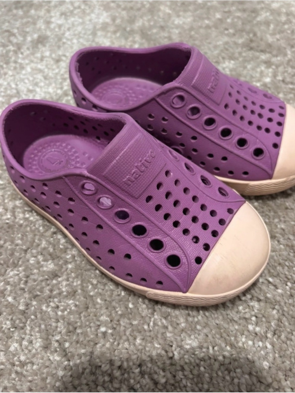 Native Kids Water Shoes in Purple